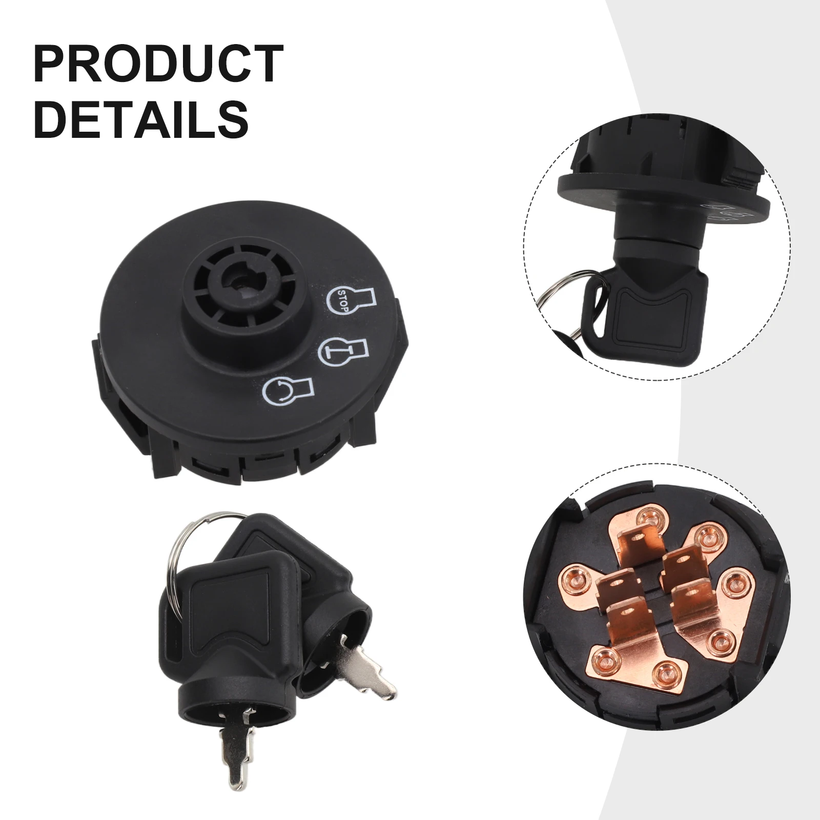 Keys 5 Terminal String Trimmer Parts Sturdy Metal 117-2221 137-4100 3 Postion Black Easy Installation Garden Tools
Keys 5 Terminal String Trimmer Parts Sturdy Metal 117-2221 137-4100 3 Postion Black Easy Installation Garden Tools