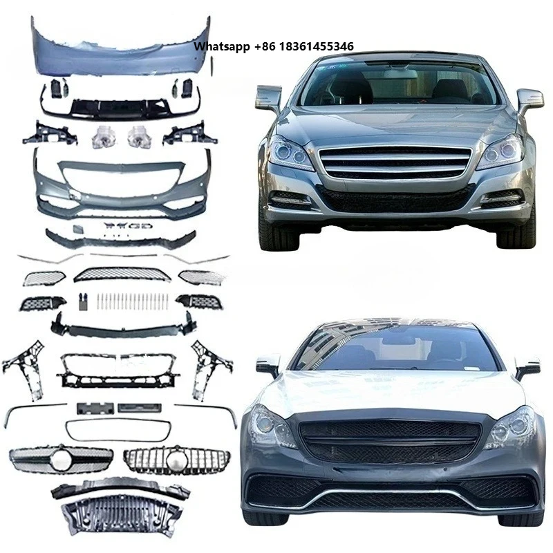 For CLS W218 C218 CLS350 CLS400 CLS450 High Quality CLS63 Style Body Kit Front Rear Bumper
For CLS W218 C218 CLS350 CLS400 CLS450 High Quality CLS63 Style Body Kit Front Rear Bumper