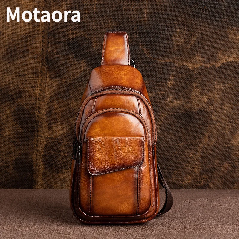 MOTAORA Vintage Genuine Leather Crossbody Sling Bag for Men 2025 New Anti-Theft Small Chest Backpack Shoulder Bags
MOTAORA Vintage Genuine Leather Crossbody Sling Bag for Men 2025 New Anti-Theft Small Chest Backpack Shoulder Bags