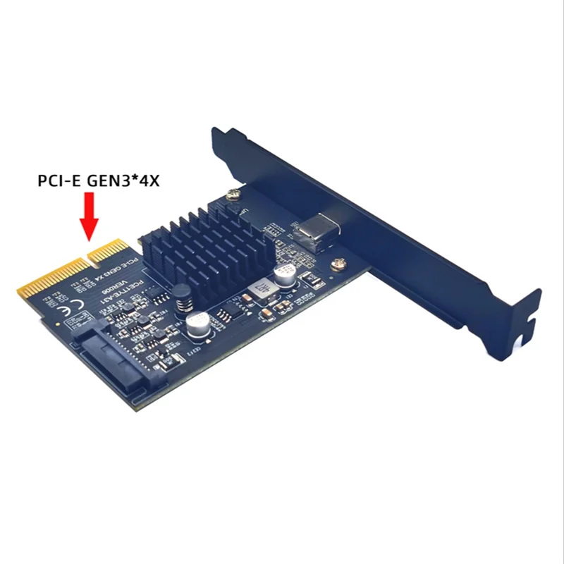 ГОРЯЧАЯ ПРОДАЖА PCIe to Type-C PCI Express PCI-E 4X to USB3.2 GEN2X2 20 Гбит/с адаптер карты расширения TYPE-C ASM3242
ГОРЯЧАЯ ПРОДАЖА PCIe to Type-C PCI Express PCI-E 4X to USB3.2 GEN2X2 20 Гбит/с адаптер карты расширения TYPE-C ASM3242