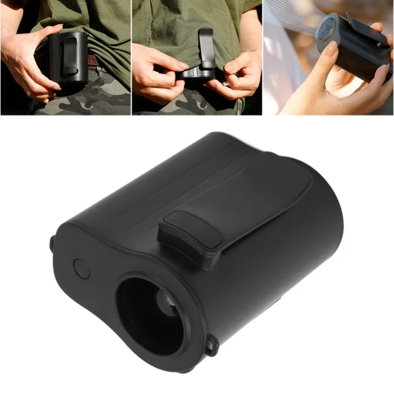 Portable Waist Fan Neck Hanging Wearable Fan Stepless 100 Gear Wind High Speed Cooling Fan For Outdoor Use Black/White
Portable Waist Fan Neck Hanging Wearable Fan Stepless 100 Gear Wind High Speed Cooling Fan For Outdoor Use Black/White