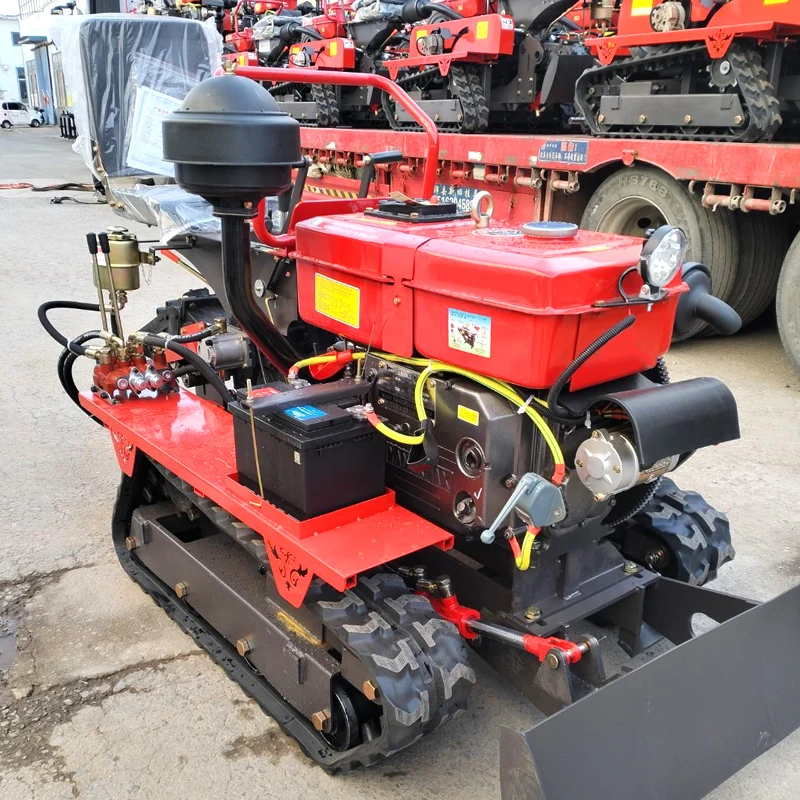 35 Hp Small Crawler Tractor with Corn Harvester Ridging Digging Bucket Rotary Tiller Cultivator Motor As Core Component
35 Hp Small Crawler Tractor with Corn Harvester Ridging Digging Bucket Rotary Tiller Cultivator Motor As Core Component