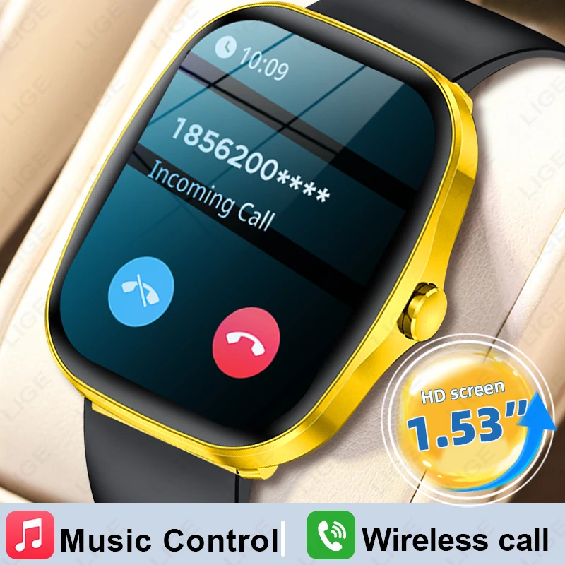 LIGE New Full Touch Screen Smart Watch For Men Women Heart Rate Bracelet Waterproof Sports Fitness Tracker Men Women Smartwatch
LIGE New Full Touch Screen Smart Watch For Men Women Heart Rate Bracelet Waterproof Sports Fitness Tracker Men Women Smartwatch