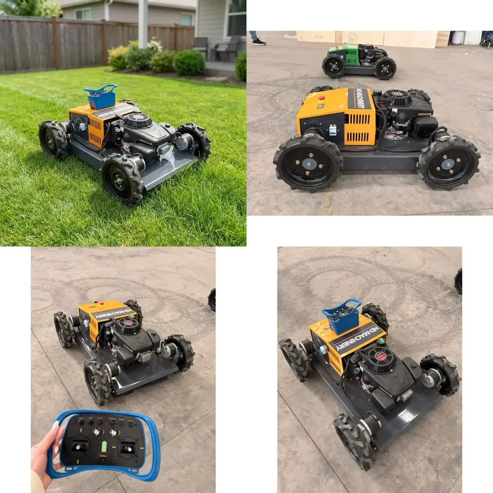 Hot-selling Mini Lawnmower, Tracked Remote-controlled Lawnmower, Equipped with Engine and Motor Core Components
Hot-selling Mini Lawnmower, Tracked Remote-controlled Lawnmower, Equipped with Engine and Motor Core Components