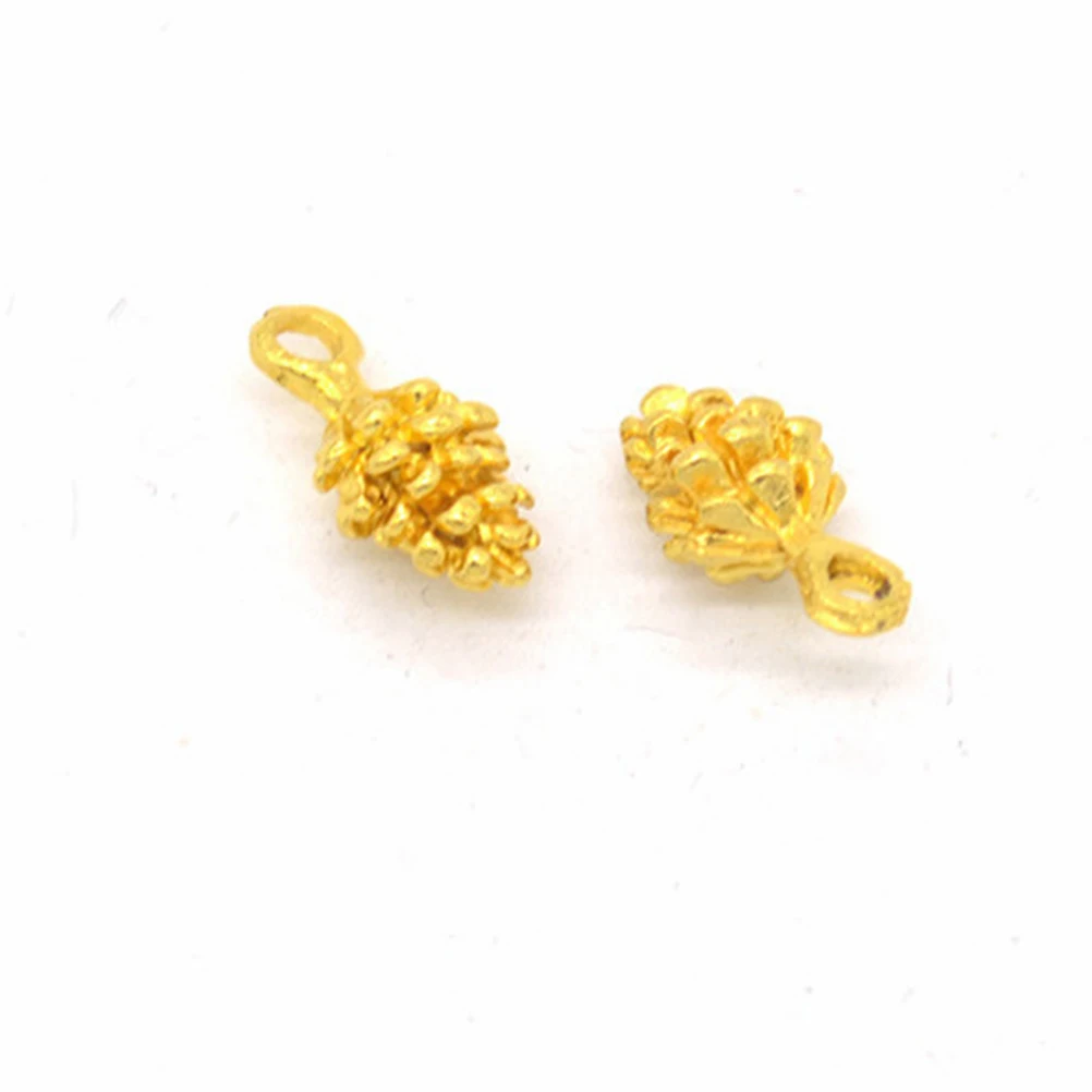 100 Pcs Alloy Jewelry Pendant Pine Cone Vintage Charms for DIY Necklace Bracelet Earrings Craft Accessories Project
100 Pcs Alloy Jewelry Pendant Pine Cone Vintage Charms for DIY Necklace Bracelet Earrings Craft Accessories Project