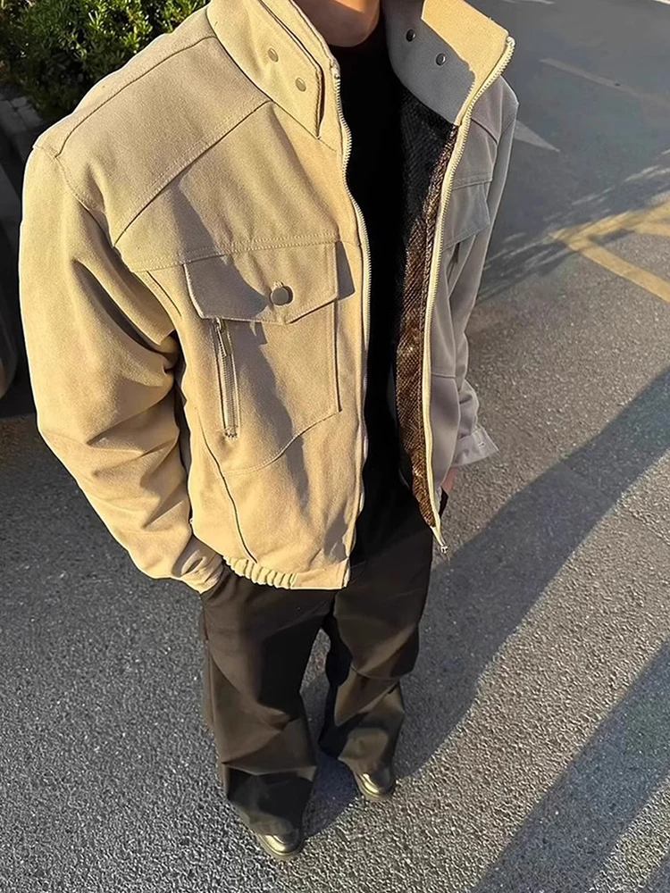 Retro American Canvas Jacket Men's Deconstructed Design Workwear Cotton Short Baseball Style High Street Loose Fit Spring You...
Retro American Canvas Jacket Men's Deconstructed Design Workwear Cotton Short Baseball Style High Street Loose Fit Spring You...