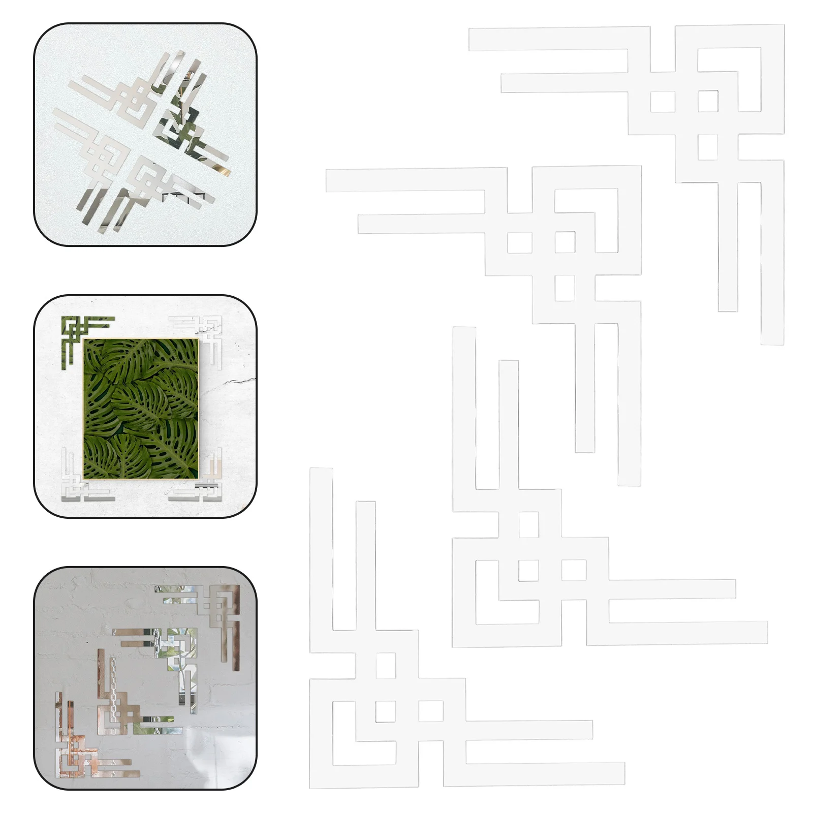 4Pcs Peel and Stick Mirror Corner Decals Acrylic Wall Stickers for Living Room Home Decoration Sticker Mirrors for Wall Corner
4Pcs Peel and Stick Mirror Corner Decals Acrylic Wall Stickers for Living Room Home Decoration Sticker Mirrors for Wall Corner