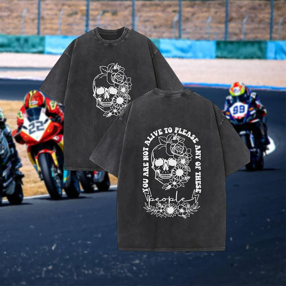 Men's Casual Washed Cotton T - Shirt 100% Pure Cotton Motorcycle Elements New Breathable Sweat-Absorbent Stylish
Men's Casual Washed Cotton T - Shirt 100% Pure Cotton Motorcycle Elements New Breathable Sweat-Absorbent Stylish