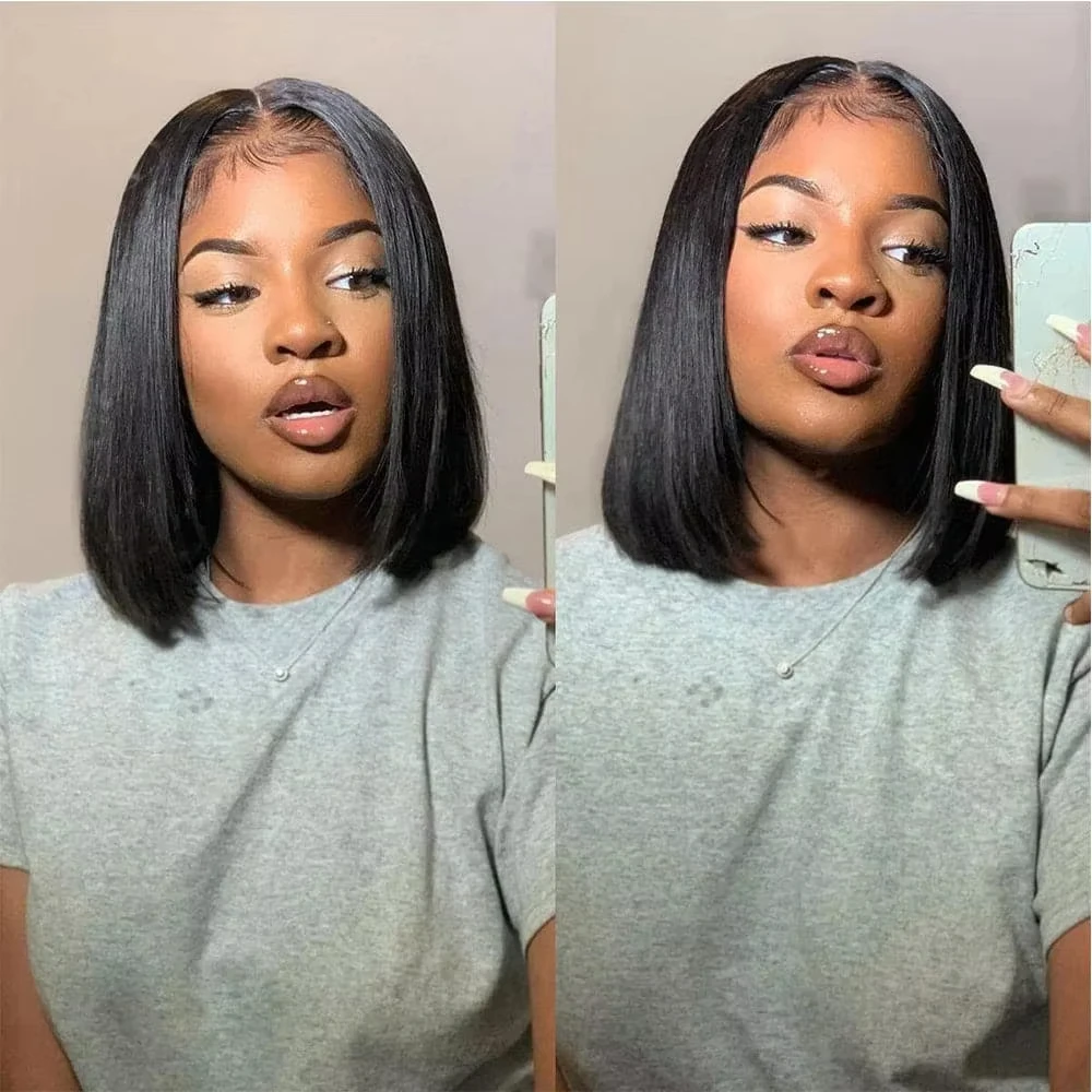 Natural Color Human Hair Wigs 4×4 Lace Front Human Hair Wig Glueless Wigs Human Hair Short Bob Wigs Human Hair With Baby Hair
Natural Color Human Hair Wigs 4×4 Lace Front Human Hair Wig Glueless Wigs Human Hair Short Bob Wigs Human Hair With Baby Hair