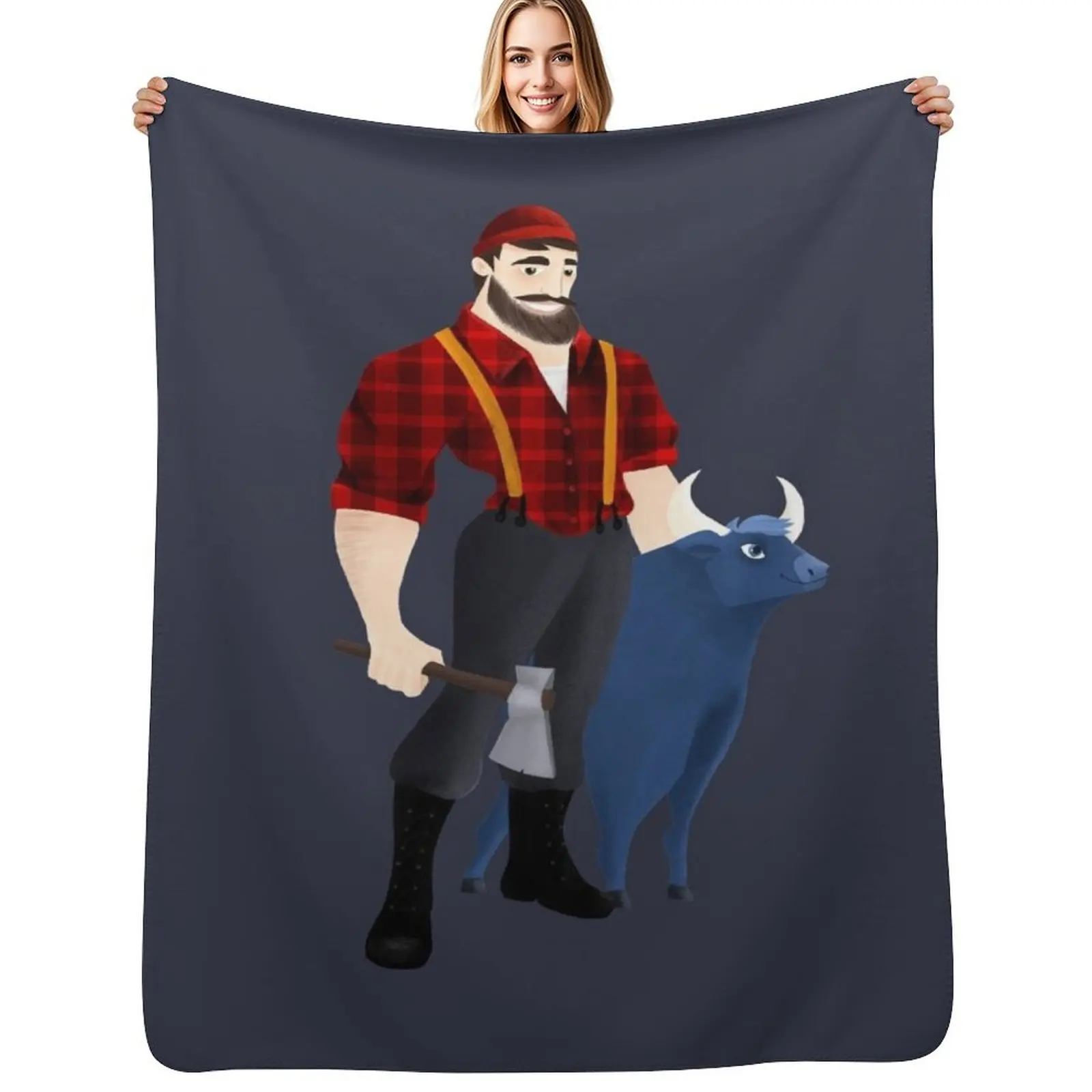 Paul Bunyan Throw Blanket Flannels christmas decoration Tourist Plaid on the sofa Blanket
Paul Bunyan Throw Blanket Flannels christmas decoration Tourist Plaid on the sofa Blanket