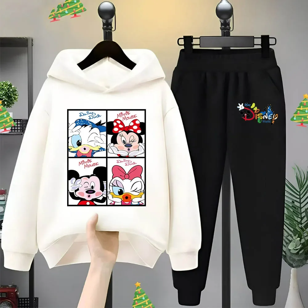 Mickey Mouse Children Hooded Sweatshirt+Pants Two-piece Set Boy Girl Autumn Winter Daily Outdoor Casual Loose Warm Sportswear
Mickey Mouse Children Hooded Sweatshirt+Pants Two-piece Set Boy Girl Autumn Winter Daily Outdoor Casual Loose Warm Sportswear