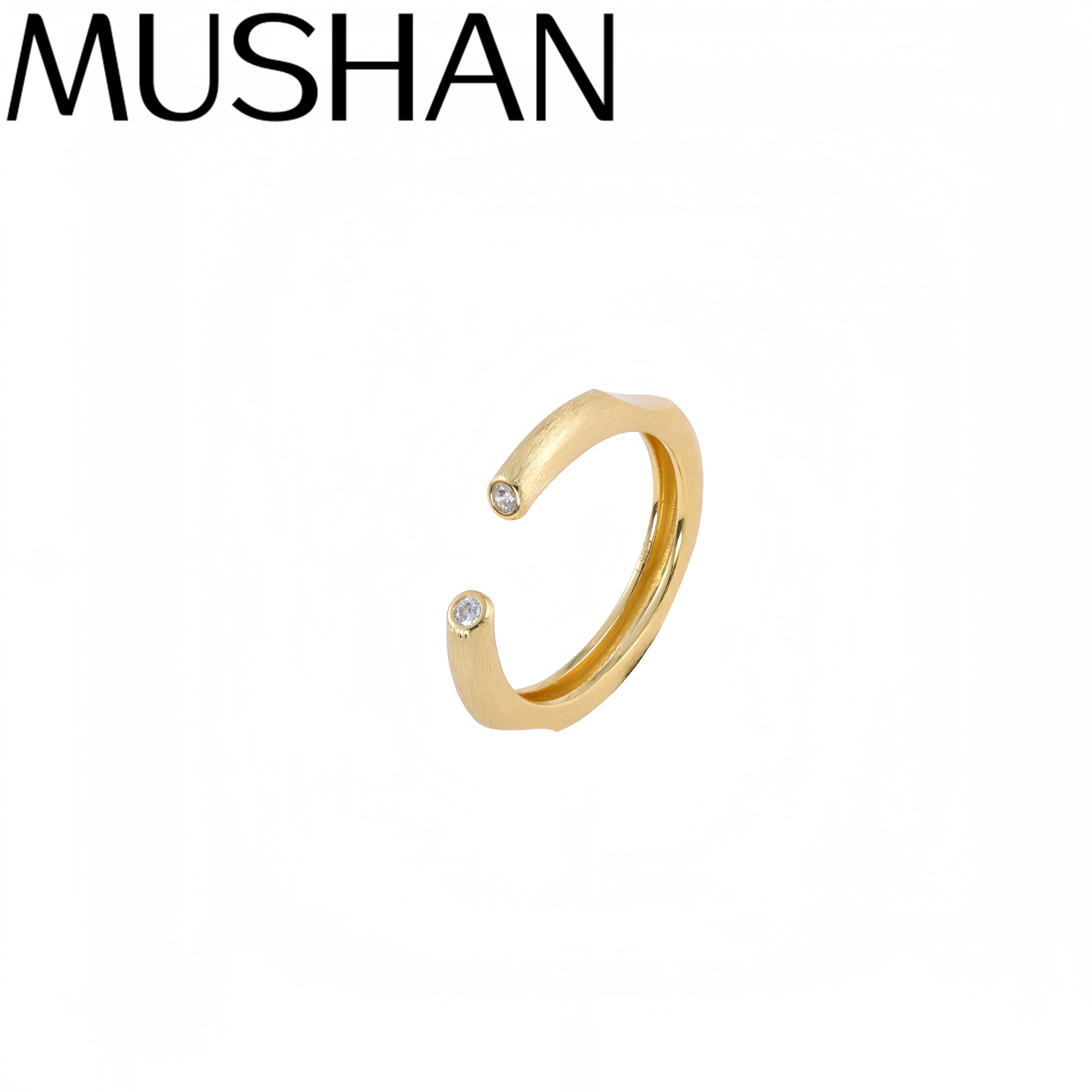 Mushan Luxury Brand 18K Gold Plated S925 925 Sterling Silver Ring Fine Jewelry Fashion Zircon Diamond Rings
Mushan Luxury Brand 18K Gold Plated S925 925 Sterling Silver Ring Fine Jewelry Fashion Zircon Diamond Rings