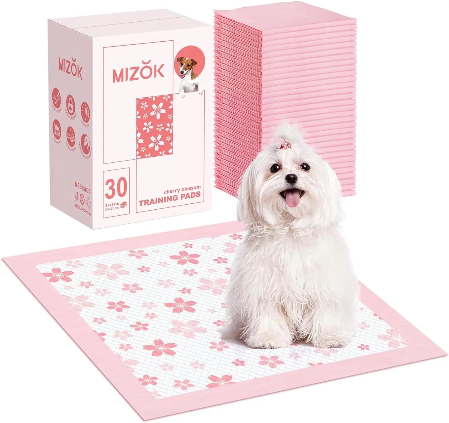 Super Absorbent 6 Layer Leak Proof Puppy Training Pads 22x22 with Adhesive Tabs for Small Dogs 30 Count
Super Absorbent 6 Layer Leak Proof Puppy Training Pads 22x22 with Adhesive Tabs for Small Dogs 30 Count