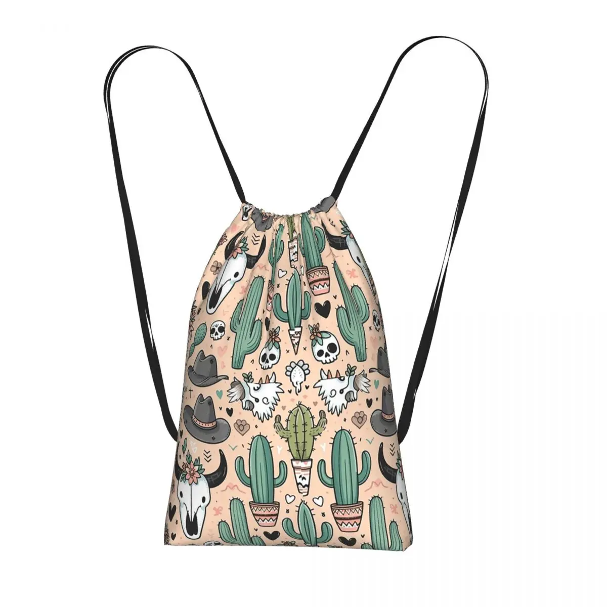 Western Cowboy Cactus Cow Head Floral Backpacks Casual Drawstring Bundle Pocket Shoes Bag Book Bags for Man Woman School
Western Cowboy Cactus Cow Head Floral Backpacks Casual Drawstring Bundle Pocket Shoes Bag Book Bags for Man Woman School