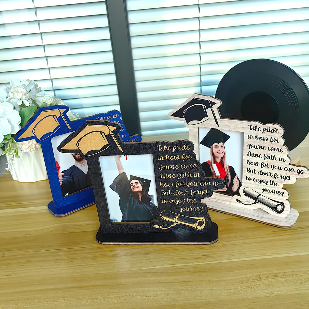 Wooden Graduation Photo Frame DIY Graduation Gift Picture Display Photo Frame for Graduation Party Class Desktop Stand Decora
Wooden Graduation Photo Frame DIY Graduation Gift Picture Display Photo Frame for Graduation Party Class Desktop Stand Decora