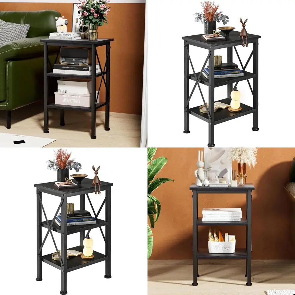 Современный приставной столик с полкой для хранения для спальни и гостиной
Современный приставной столик с полкой для хранения для спальни и гостиной