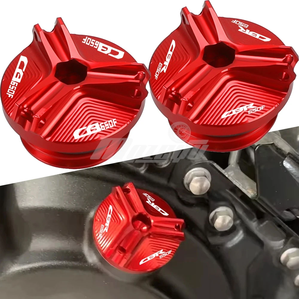 For Honda CB650F CBR650F CB CBR 650F CB650 CBR650 F 2013-2021 2022 2023 2024 2025 M19*2.5 Engine Oil Filter Cup Plug Cover Screw 
For Honda CB650F CBR650F CB CBR 650F CB650 CBR650 F 2013-2021 2022 2023 2024 2025 M19*2.5 Engine Oil Filter Cup Plug Cover Screw