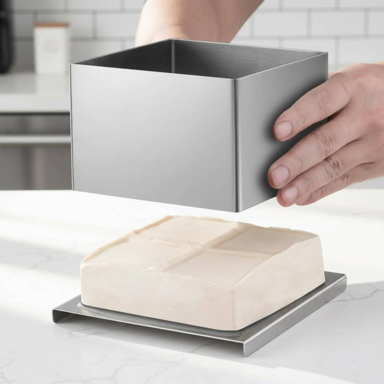 Tofu Press DIY Homemade Stainless Steel Tofu Mold Food Tool Long-Lasting Kitchenware Dishwasher Safe
Tofu Press DIY Homemade Stainless Steel Tofu Mold Food Tool Long-Lasting Kitchenware Dishwasher Safe
