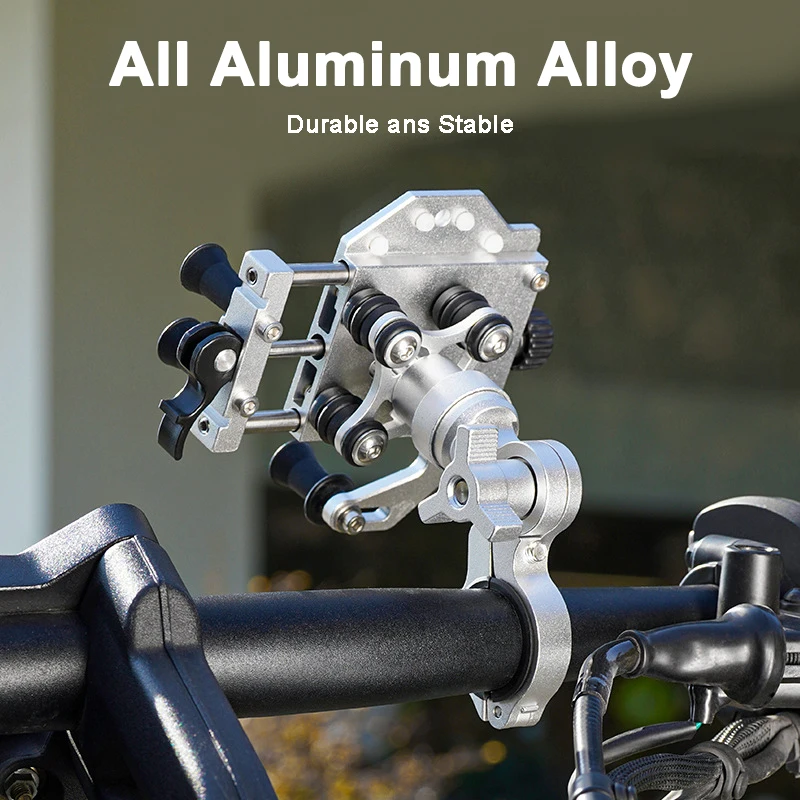 Motorcycle Phone Holder Antivibration Aluminum Bicycle Mobile Phone Mount Anti Vibration Mountaion Bike Scooter Stable Ration
Motorcycle Phone Holder Antivibration Aluminum Bicycle Mobile Phone Mount Anti Vibration Mountaion Bike Scooter Stable Ration