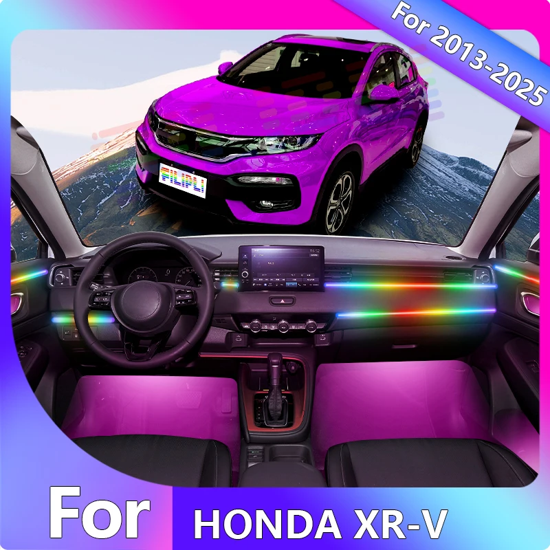 FILIPLI For 2021 For Honda XR-V Ambient Light Car Gadgets Decorations Accessories 64 Colors Car Decoration Led Lamp App Remote
FILIPLI For 2021 For Honda XR-V Ambient Light Car Gadgets Decorations Accessories 64 Colors Car Decoration Led Lamp App Remote