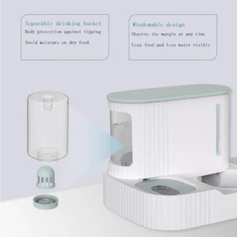 Feeder Dog Dispenser Continuous Pet Bowl Supplies Food Water Storage Cat Automatic
Feeder Dog Dispenser Continuous Pet Bowl Supplies Food Water Storage Cat Automatic