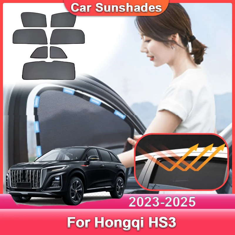 Солнцезащитный козырек на окно автомобиля для Hongqi HS3, аксессуары 2024 2023 ~ 2025, сетчатый солнцезащитный козырек, теплоизоляция, блокировка УФ-излучения, шторы для конфиденциальности
Солнцезащитный козырек на окно автомобиля для Hongqi HS3, аксессуары 2024 2023 ~ 2025, сетчатый солнцезащитный козырек, теплоизоляция, блокировка УФ-излучения, шторы для конфиденциальности