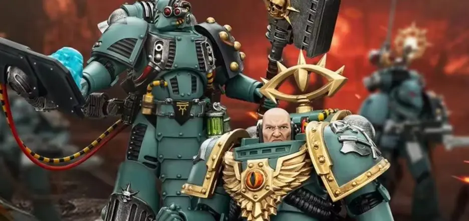 【In Stock】H12.4cm JOYTOY Warhammer 40K Sons of Horus Tybalt Marr Captain of The 18th Company Siege Breaker 1/18 Action Figure
【In Stock】H12.4cm JOYTOY Warhammer 40K Sons of Horus Tybalt Marr Captain of The 18th Company Siege Breaker 1/18 Action Figure