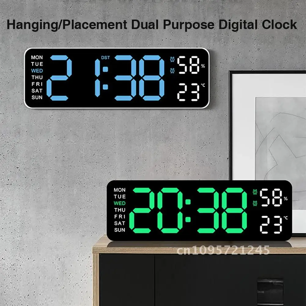 LED Digital Wall Clock Large Display Battery Operated Alarm Clock Temperature, Home Date&Week With Desk Clock for Wall And
LED Digital Wall Clock Large Display Battery Operated Alarm Clock Temperature, Home Date&Week With Desk Clock for Wall And