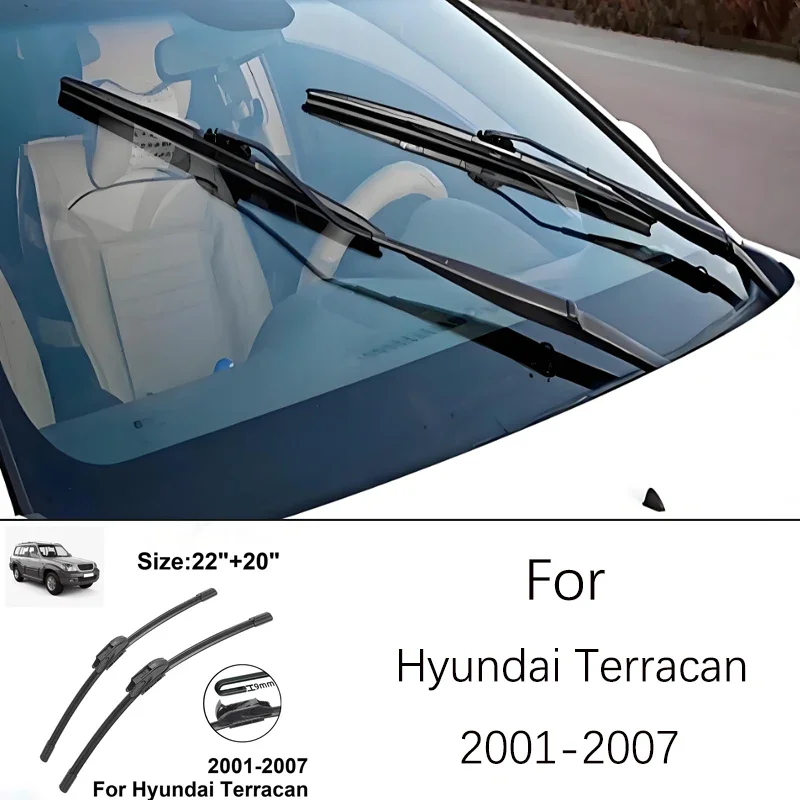 Windshield Window Brush 22 20 inches Rubber Front Wiper Blade Accessories for Hyundai Terracan 2001-2007 2002 2003 2004 2005
Windshield Window Brush 22 20 inches Rubber Front Wiper Blade Accessories for Hyundai Terracan 2001-2007 2002 2003 2004 2005