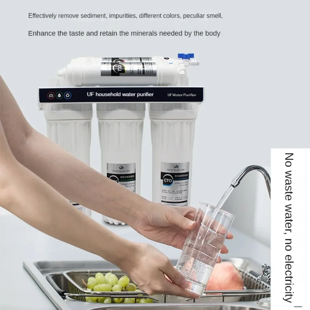Under Sink Water Filter System,Six-stage Filtration,Whole House Direct Drinking Water Tap Filter Purifier,Anti-Scale Osmosis
Under Sink Water Filter System,Six-stage Filtration,Whole House Direct Drinking Water Tap Filter Purifier,Anti-Scale Osmosis