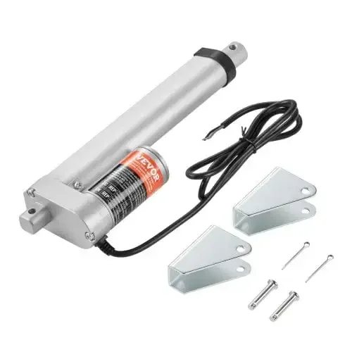 12V Linear Actuator - 6 Inch Stroke, High Load Capacity 330lbs with Mounting Bracket and IP54 Protection
12V Linear Actuator - 6 Inch Stroke, High Load Capacity 330lbs with Mounting Bracket and IP54 Protection