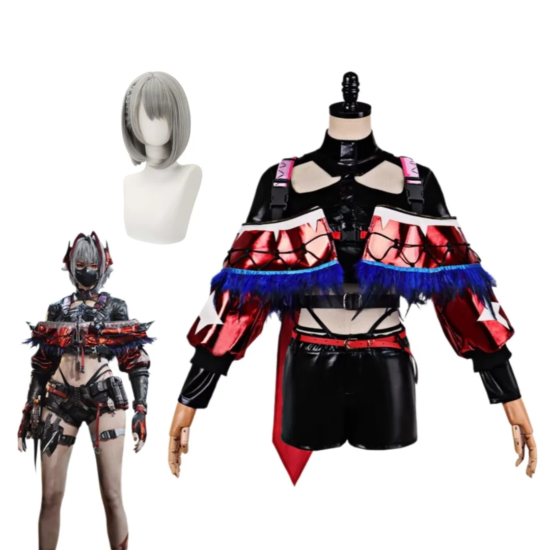 Delta Force Mai Xiaowen Razorclaw Cosplay costume Wig Halloween Christmas Role Playing Party
Delta Force Mai Xiaowen Razorclaw Cosplay costume Wig Halloween Christmas Role Playing Party