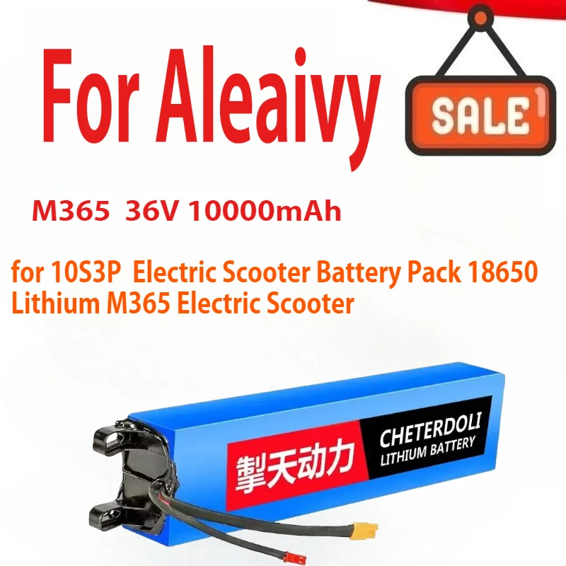 Aleaivy Genuine 10S3P 36V 10000mAh 36v Electric Scooter Battery Pack 18650 Lithium M365 Electric Scooter 36v Battery Scooter
Aleaivy Genuine 10S3P 36V 10000mAh 36v Electric Scooter Battery Pack 18650 Lithium M365 Electric Scooter 36v Battery Scooter