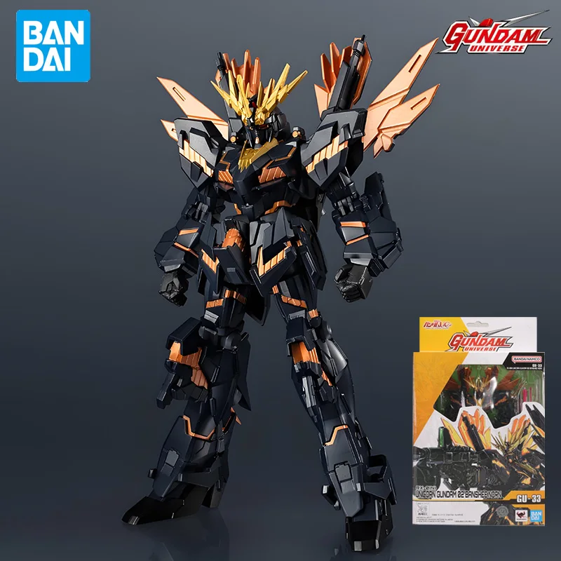 BANDAI оригинальная серия GUNDAM UNIVERSE GU-33 Единорог Gundam Banshee аниме фигурка в сборе модель игрушки Коллекционная модель
BANDAI оригинальная серия GUNDAM UNIVERSE GU-33 Единорог Gundam Banshee аниме фигурка в сборе модель игрушки Коллекционная модель
