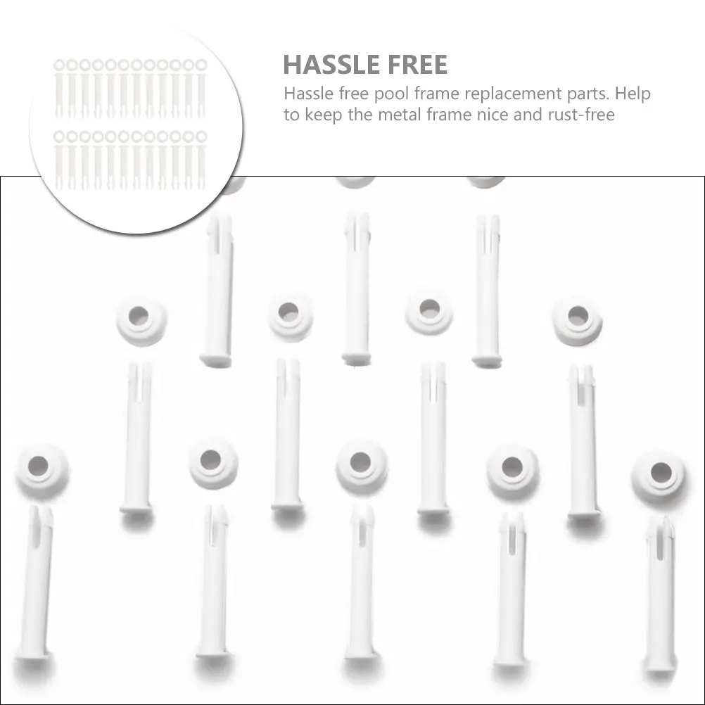 24Pcs Pool Parts Accessory Joint Pin Durable Seals for Metal Frame Tubing No Tools Pool Joint Pin Frame Pools Pools
24Pcs Pool Parts Accessory Joint Pin Durable Seals for Metal Frame Tubing No Tools Pool Joint Pin Frame Pools Pools