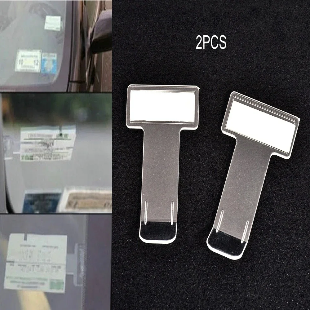 2pcs Car Parking Ticket Clip Auto Fastener Permit Card Bill Holder Organizer Windshield Stickers Car Ticket Holder Accessories
2pcs Car Parking Ticket Clip Auto Fastener Permit Card Bill Holder Organizer Windshield Stickers Car Ticket Holder Accessories