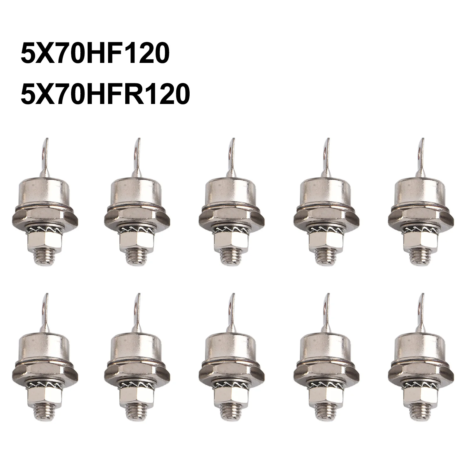10pcs Spiral Rectifier Diodes For Battery Charging/Motor Control 70HFR120/70HF120 Semiconductors Electronic Components Supplies
10pcs Spiral Rectifier Diodes For Battery Charging/Motor Control 70HFR120/70HF120 Semiconductors Electronic Components Supplies
