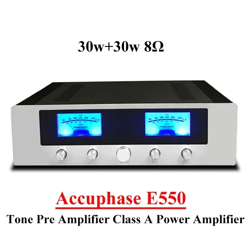 30w*2 Replica Accuphase E550 Class A Power Amplifier with Tone Preamplifier High Power RCA XLR Vu Meter HIFI Audio Amplifier
30w*2 Replica Accuphase E550 Class A Power Amplifier with Tone Preamplifier High Power RCA XLR Vu Meter HIFI Audio Amplifier