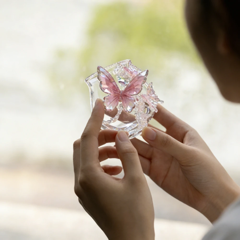 Изысканная высококачественная термостойкая стеклянная кружка ручной работы из боросиликатного стекла, креативный разделитель для чая в виде бабочки, универсальная чашка для дома
Изысканная высококачественная термостойкая стеклянная кружка ручной работы из боросиликатного стекла, креативный разделитель для чая в виде бабочки, универсальная чашка для дома