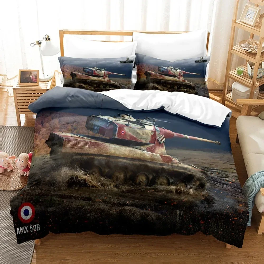 Tank Game War Scene Themed Comfortable Duvet Quilt Cover Pillowcase Bedding Set Children Bedroom Decoration Home Textile
Tank Game War Scene Themed Comfortable Duvet Quilt Cover Pillowcase Bedding Set Children Bedroom Decoration Home Textile