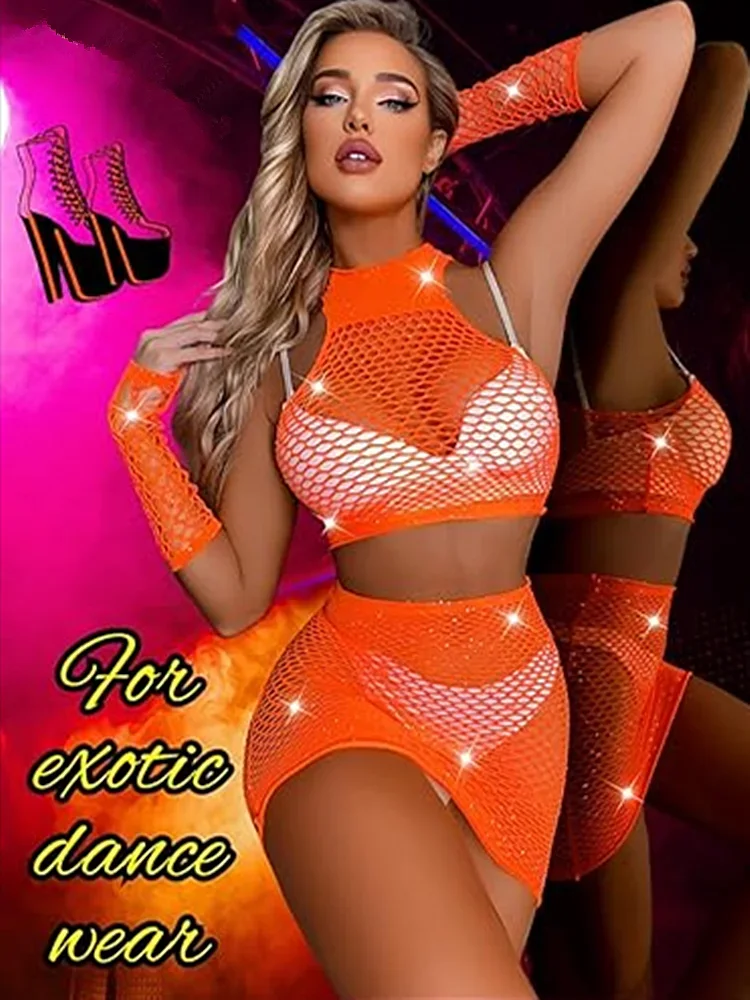 Women's Dress Sexy Lingerie Set Short Skinny Suspender Dress Solid Color Sexy Half Sleeves Diamonds Top And Skirt Clubwear Dress
Women's Dress Sexy Lingerie Set Short Skinny Suspender Dress Solid Color Sexy Half Sleeves Diamonds Top And Skirt Clubwear Dress