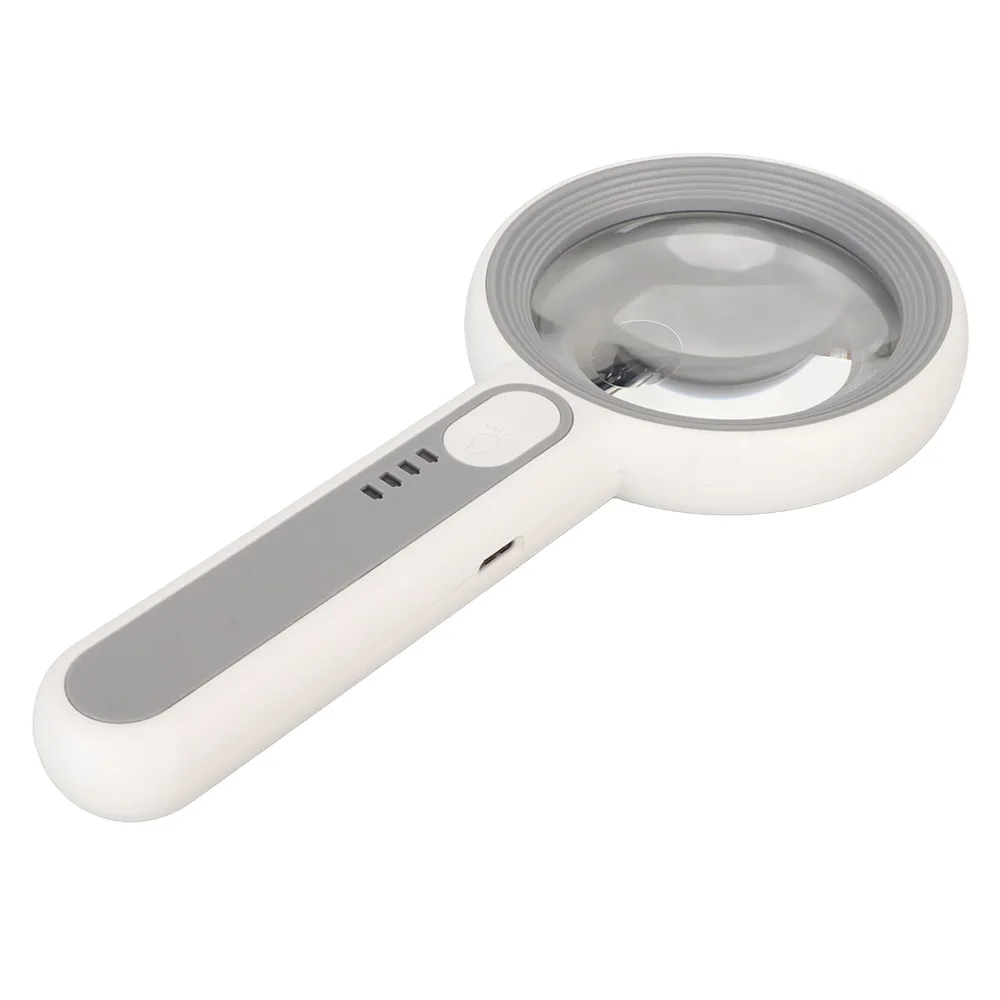 Portable Rechargeable LED Magnifying Glass 16 LED Lights Reading Magnifying Glass Handheld Magnifier Books Reading
Portable Rechargeable LED Magnifying Glass 16 LED Lights Reading Magnifying Glass Handheld Magnifier Books Reading