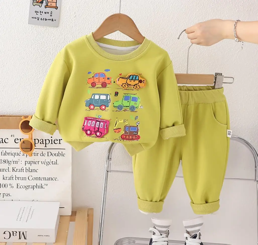Boys Casual Tracksuits 1 To 5 Years Cartoon Embroidery O-neck Long Sleeve T-shirts+Pants Two Piece Set Kids Baby Clothes Outfits
Boys Casual Tracksuits 1 To 5 Years Cartoon Embroidery O-neck Long Sleeve T-shirts+Pants Two Piece Set Kids Baby Clothes Outfits