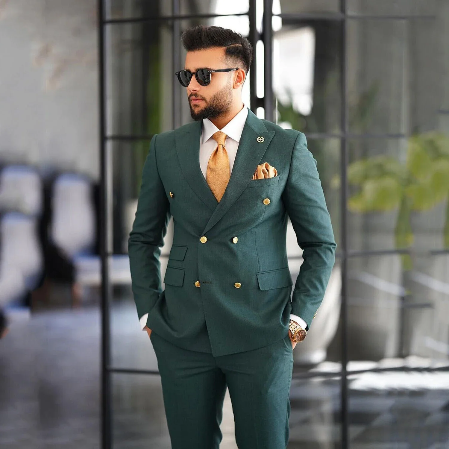 2024 New Arrival Male Suit For Wedding Peak Lapel Double Breasted 2 Pieces Formal Business Best Men Wedding Tuxedo Costume Homme
2024 New Arrival Male Suit For Wedding Peak Lapel Double Breasted 2 Pieces Formal Business Best Men Wedding Tuxedo Costume Homme
