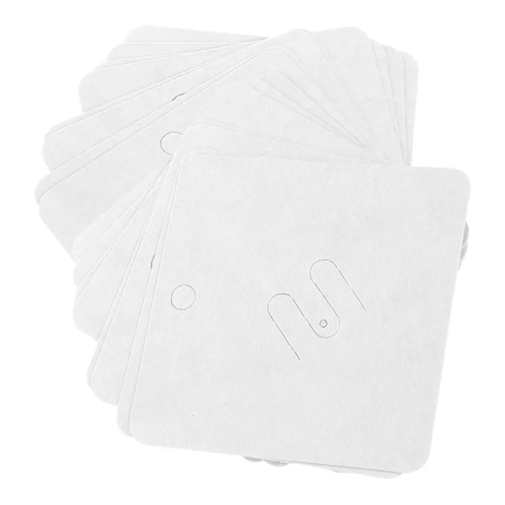 100Pcs White Jewelry Display Cards 7x7cm Blank Ear Stud Card Brooch Necklace Holder for Small Business Handmade Selling
100Pcs White Jewelry Display Cards 7x7cm Blank Ear Stud Card Brooch Necklace Holder for Small Business Handmade Selling