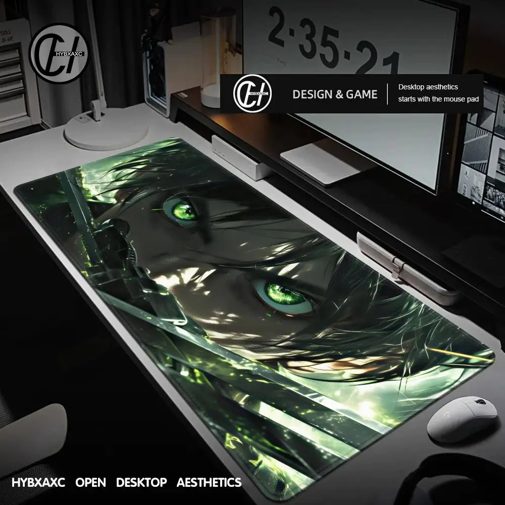 Computer Gaming Accessories Mousepad Office A-attack on Titan Eren Yeager Mouse Pad Keyboard Pad Desk Decoracion Anime Desk Mat
Computer Gaming Accessories Mousepad Office A-attack on Titan Eren Yeager Mouse Pad Keyboard Pad Desk Decoracion Anime Desk Mat