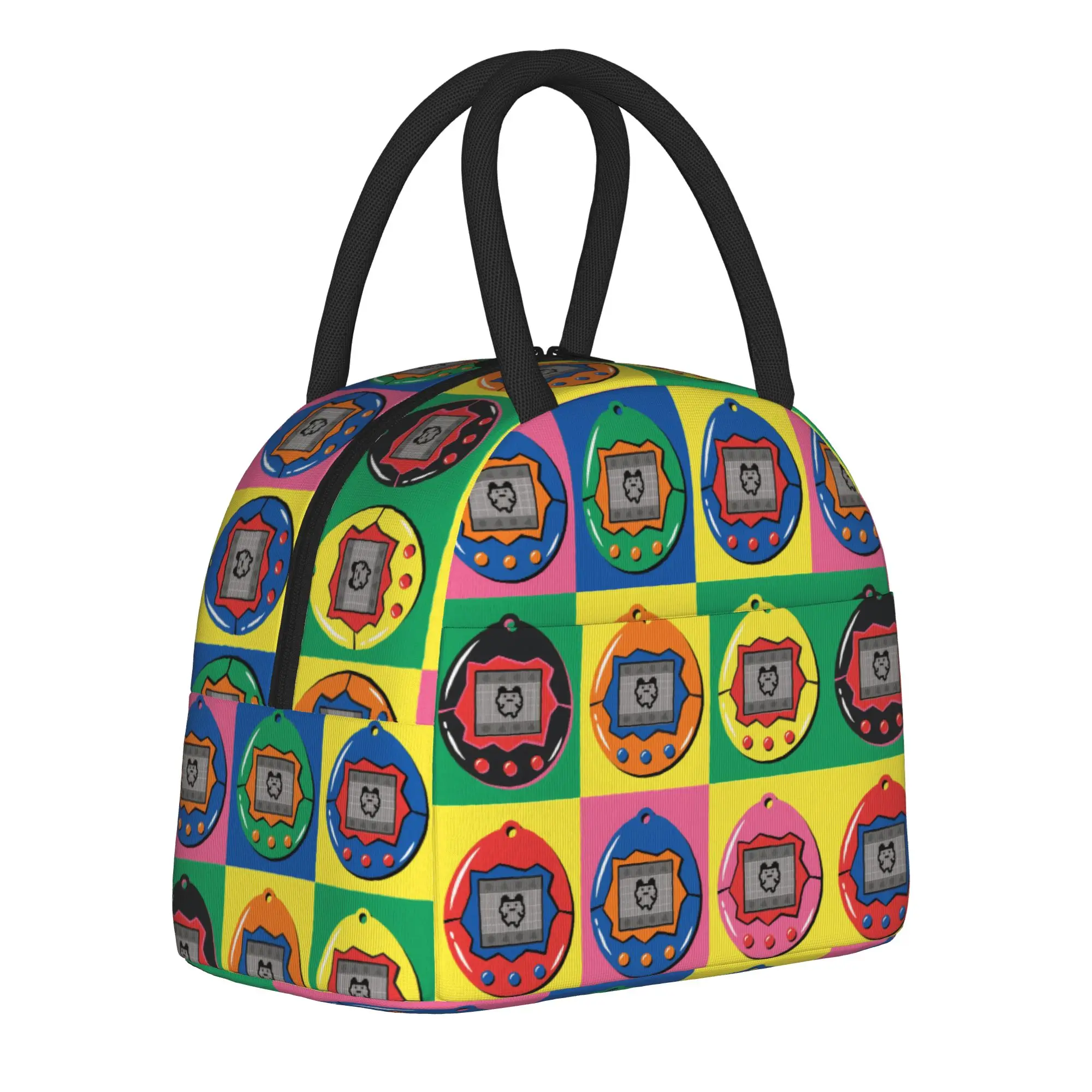 Tamagotchis Cartoon Games Insulated Lunch Bag for Men Women Food Container Portable Thermal Cooler Lunch Boxes For Travel
Tamagotchis Cartoon Games Insulated Lunch Bag for Men Women Food Container Portable Thermal Cooler Lunch Boxes For Travel
