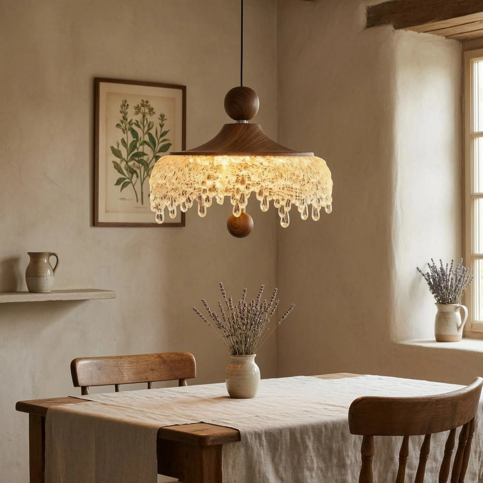 Ice-Drop Hanging Light Lamp Wood Grain Hanging Crystal Light Crystal Hanging Light Light Walnut Brown Indoor Lighting Textured
Ice-Drop Hanging Light Lamp Wood Grain Hanging Crystal Light Crystal Hanging Light Light Walnut Brown Indoor Lighting Textured
