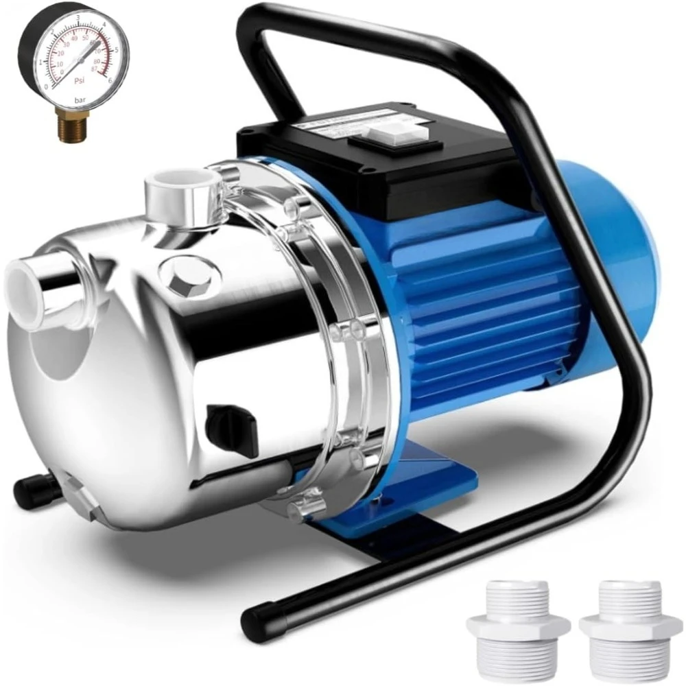 Доставка в США, насос для мелкой скважины, портативный струйный насос, садовый насос для перекачки воды, сливной ирригационный насос из нержавеющей стали для дома
Доставка в США, насос для мелкой скважины, портативный струйный насос, садовый насос для перекачки воды, сливной ирригационный насос из нержавеющей стали для дома