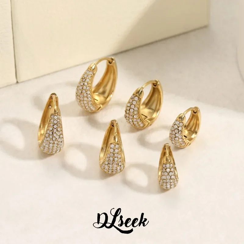 DLseek French Trend Chubby Round Multi-Layered Diamond Earrings for Women Retro Baroque Gold Plated Stainless Steel Jewelry Gift
DLseek French Trend Chubby Round Multi-Layered Diamond Earrings for Women Retro Baroque Gold Plated Stainless Steel Jewelry Gift